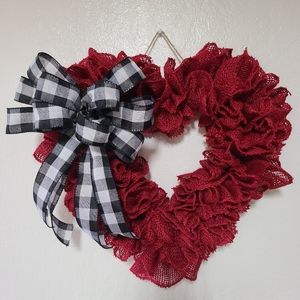 Valentine’s Day Wreath for Front Door.